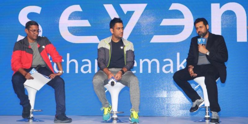 Dhoni launching brand SEVEN