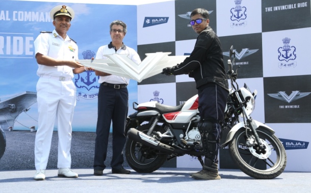 Indian Navy partners with the Bajaj V for an Invincible Ride