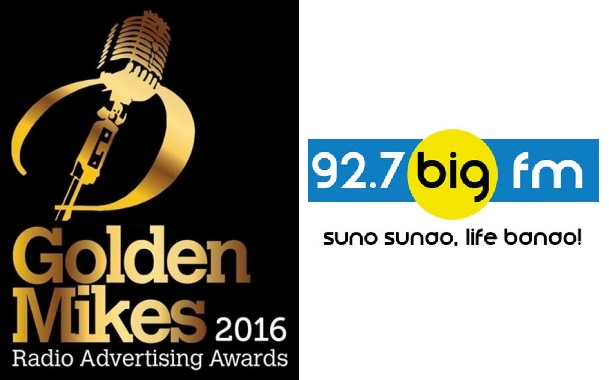 Big FM honoured with seven Awards at Golden Mikes 2016