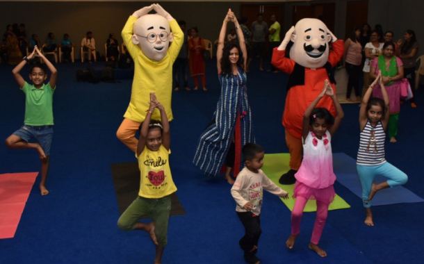 Nicktoons Motu & Patlu celebrate 'International Yoga Day' with Kids