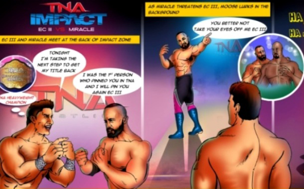 Sony SIX launches the first ever digital comic strip for TNA Wrestling