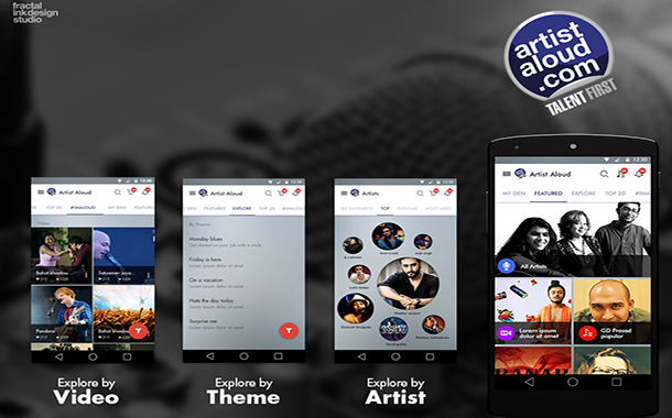 Artist Aloud wins the best interaction design –Mobile Apps at the CII Design Excellence Awards 2016