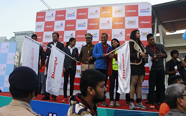 Over 5000 runners participated in Lokmat Aurangabad Marathon