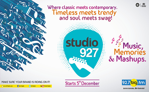Big Fm launches Studio 927; Builds a Connect across age groups recreates Magic of Retro Songs with a Contemporary Twist