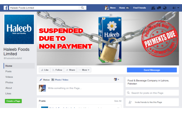 PAK Social agency Viral Edge hacks FB page