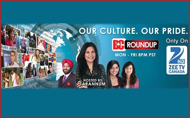 Zee TV Canada celebrates a success of daily Community Update Show ‘BC ROUND UP’