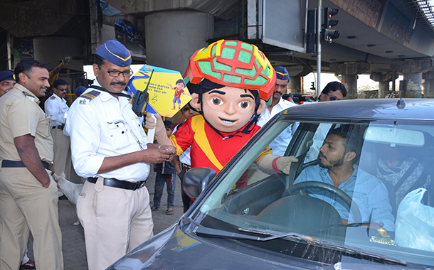 Mumbai Traffic Police joins hands with Nicktoon 'Shiva'