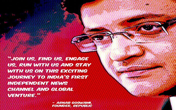 Arnab’s Republic makes a Social Media debut