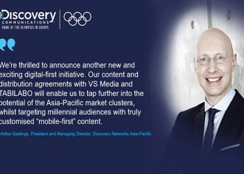 Discovery announces two new digital partnerships in Asia
