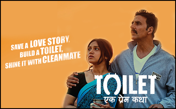 CleanMate '2 For Toilet' campaign with Akshay Kumar’s ‘Toilet: Ek Prem Katha’