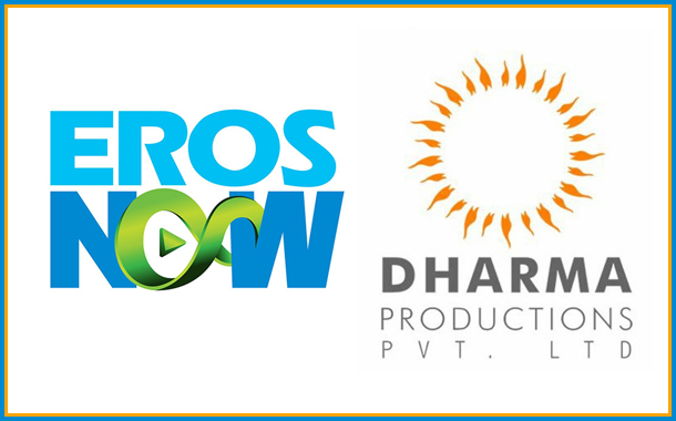Eros Now announces Content Deal with Dharma Productions