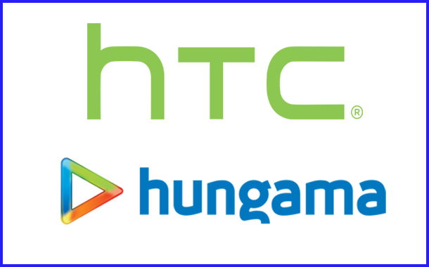 Hungama enter into a partnership with HTC