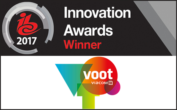 VOOT wins IBC2017 Innovation Award for Content Distribution