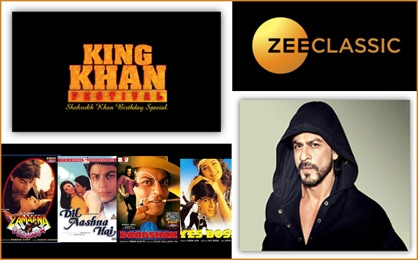 Zee Classic Celebrates Shahrukh Khan's Birthday with King Khan Festival