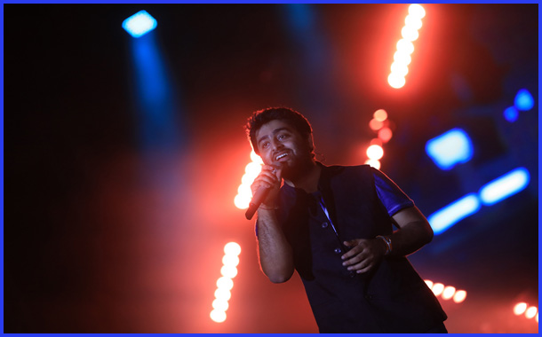 Arijit Singh performs a cause
