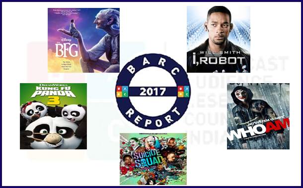 Top 5 Most watched English Movies on TV in 2017: #BARCReport2017