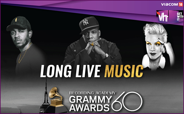 Vh1 set to bring the 60th Annual Grammy Awards to India on 29th Jan