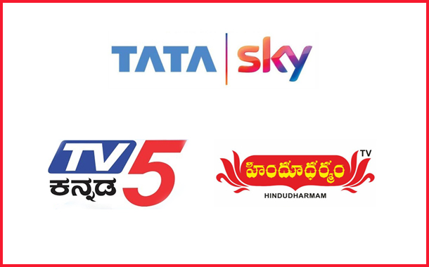 TV5 Network signs distribution agreement with Tata Sky for TV5 Kannada and Hindudharmam Channel