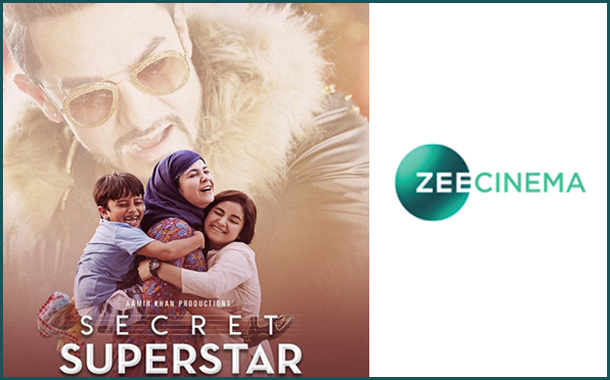 Zee Cinema’s marketing punch for the World Television Premiere of ‘Secret Superstar’ on 25th February