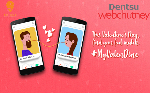 Dentsu Webchutney and Swiggy launch #MyValendine