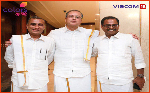 Colors Tamil Launch: Dhoti clads of Viacom18 set the stage for a strong connect with Tamils