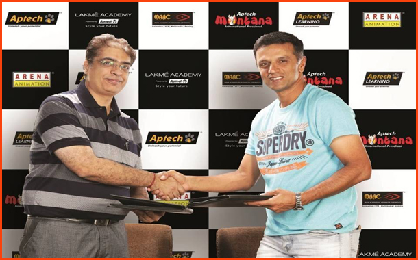 Aptech Signs Rahul Dravid as Global Brand Ambassador