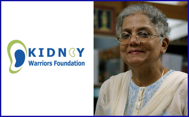 Former MRUC Secretary General, Vasundhara Raghavan starts Kidney Warriors Foundation