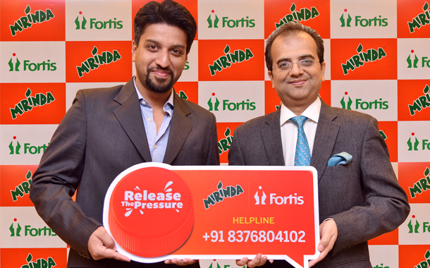 Mirinda Joins Hands with Fortis Healthcare to launch ‘Release The Pressure’ campaign, to manage exam stress