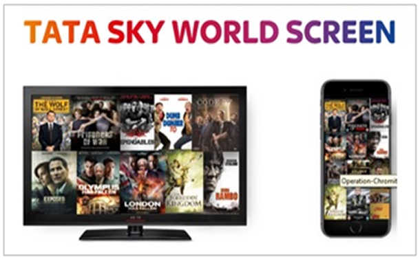 Tata Sky World Screen launched with 650-hour bouquet of movies, TV shows