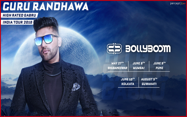 Percept Live’s Bollyboom brings Guru Randhawa’s debut Multi-city India tour 2018
