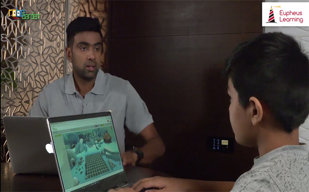 R Ashwin endorses coding literacy in kids in the new video of Eupheus Learning