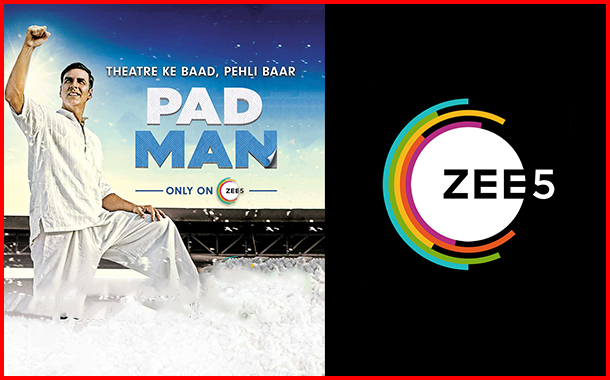 Akshay Kumar’s Padman releases exclusively on ZEE5
