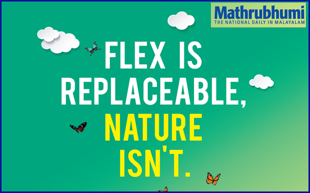 Mathrubhumi kicks off its campaign for biodegradable Flex boards