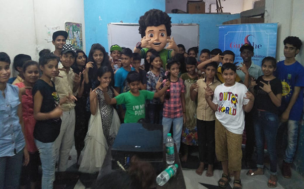 Sony YAY! and Dominos Pizza host pizza party for Hope Foundation kids