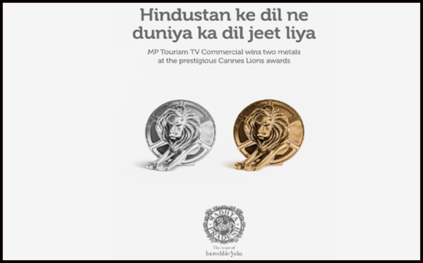 Madhya Pradesh Tourism's TVC Campaign bags two awards at Cannes