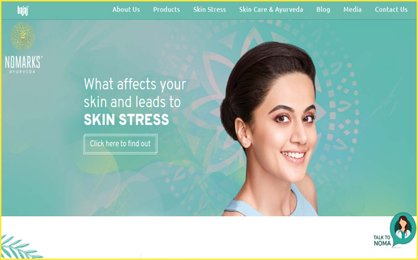 BC Web Wise creates the first ever Skin Stress Tool for Bajaj Nomarks
