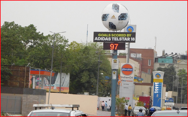 Adidas and Posterscope India launch OOH campaign to celebrate FIFA World Cup