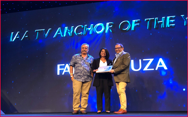 Mirror Now's Faye D’Souza receives ‘IAA News Anchor of the Year’ Award