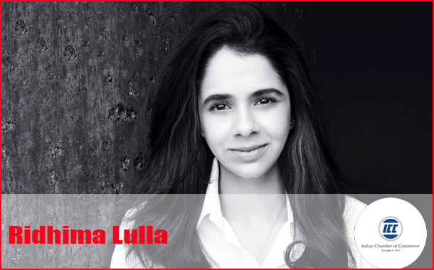 Ridhima Lulla joins The Indian Chamber of Commerce as M&E Head of the Western India Expert Committee