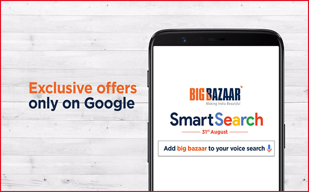 Big Bazaar enhances Smart Search with Voice Search on Google to give the best offers