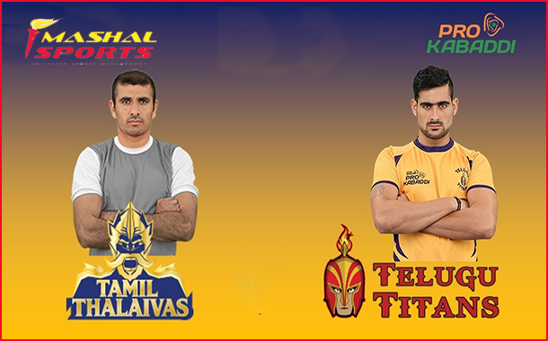 Tamil Thalaivas and Telugu Titans clash in VIVO Pro Kabaddi Season VI Opener on 5th OCT