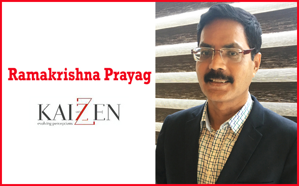 Ramakrishna Prayag joins Kaizzen as Director to strengthen it's Senior Leadership Team