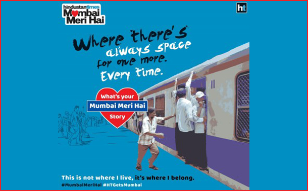 Hindustan Times revs up love for Mumbai with #MumbaiMeriHai campaign; created by IdeateLabs