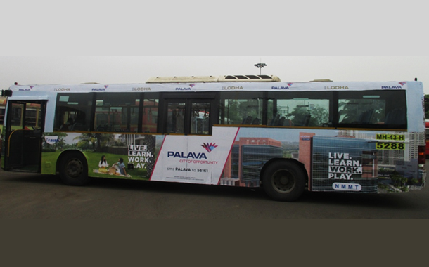 Rapport creates Palava branded NMMT buses for Lodha, encapsulating the vision of the city