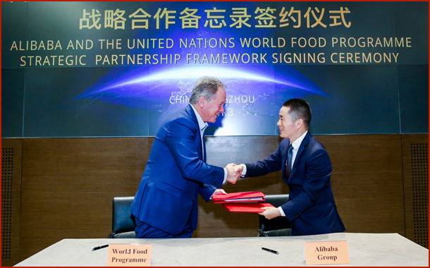 WFP and Alibaba enter Strategic Partnership to support UN Sustainable Development Goal of a World with Zero Hunger