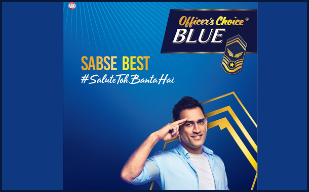 Officers Choice Blue Snacks launches new TVC campaign featuring MS Dhoni