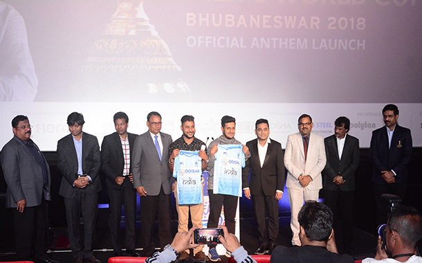 A.R.Rahman launches the Hockey anthem for the Odisha Hockey Men’s World Cup
