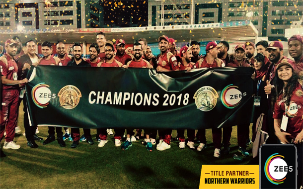 ZEE5’s Northern Warriors emerge victorious in the T10 Cricket League 2018