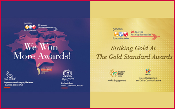Genesis Burson-Marsteller Strikes Gold at APAC Region Awards 2018