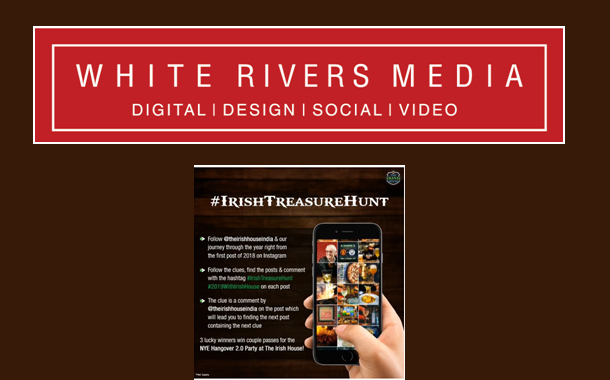 White Rivers Media executes The Irish House's digital treasure hunt for New Year